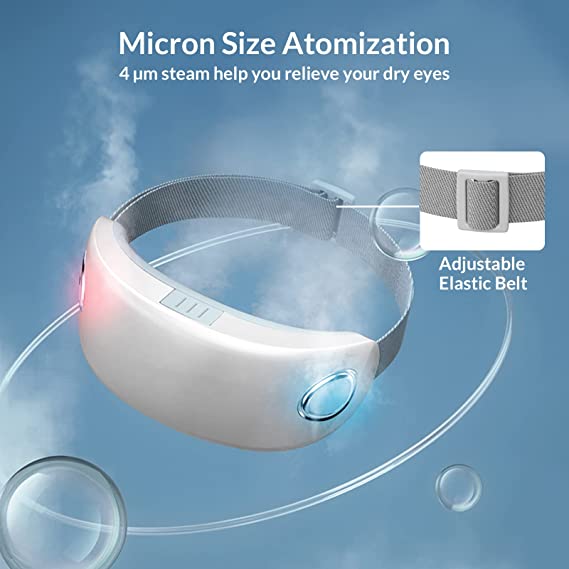 MORY Eye Massager with Heat and Cooling Steam, Eyes Relief, Warm Relax Rechargeable