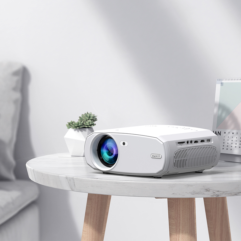 Havit - PJ202 Native 1080p Full HD Resolution Projector White
