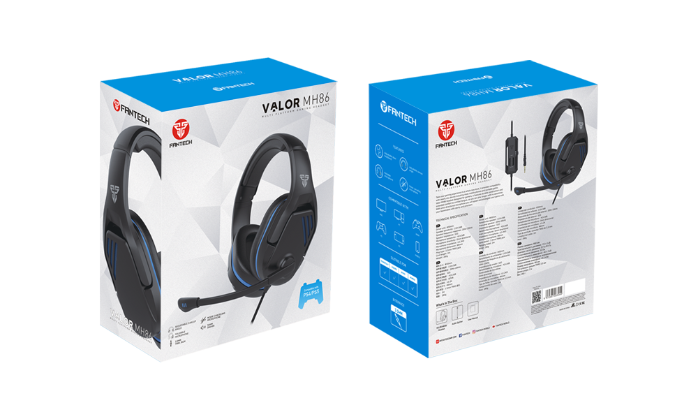 FANTECH - HEADSET - VALOR-MH86-BLACK / 6