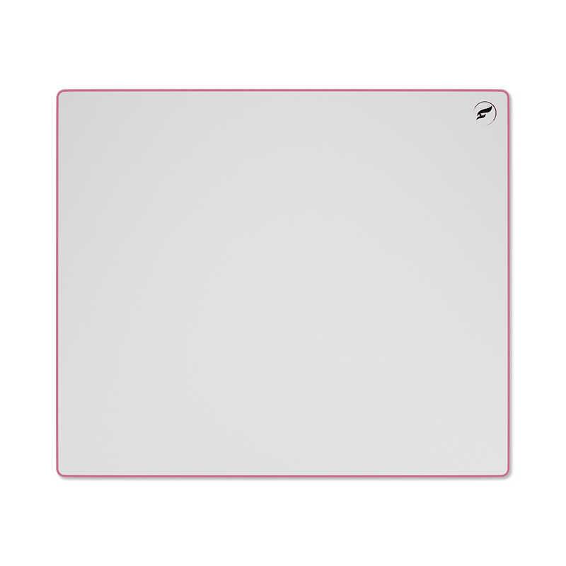 Odin Zero Gravity 19 "x16.5" XL Gaming Cloth Mouse Pad-White/Pink-Stitch