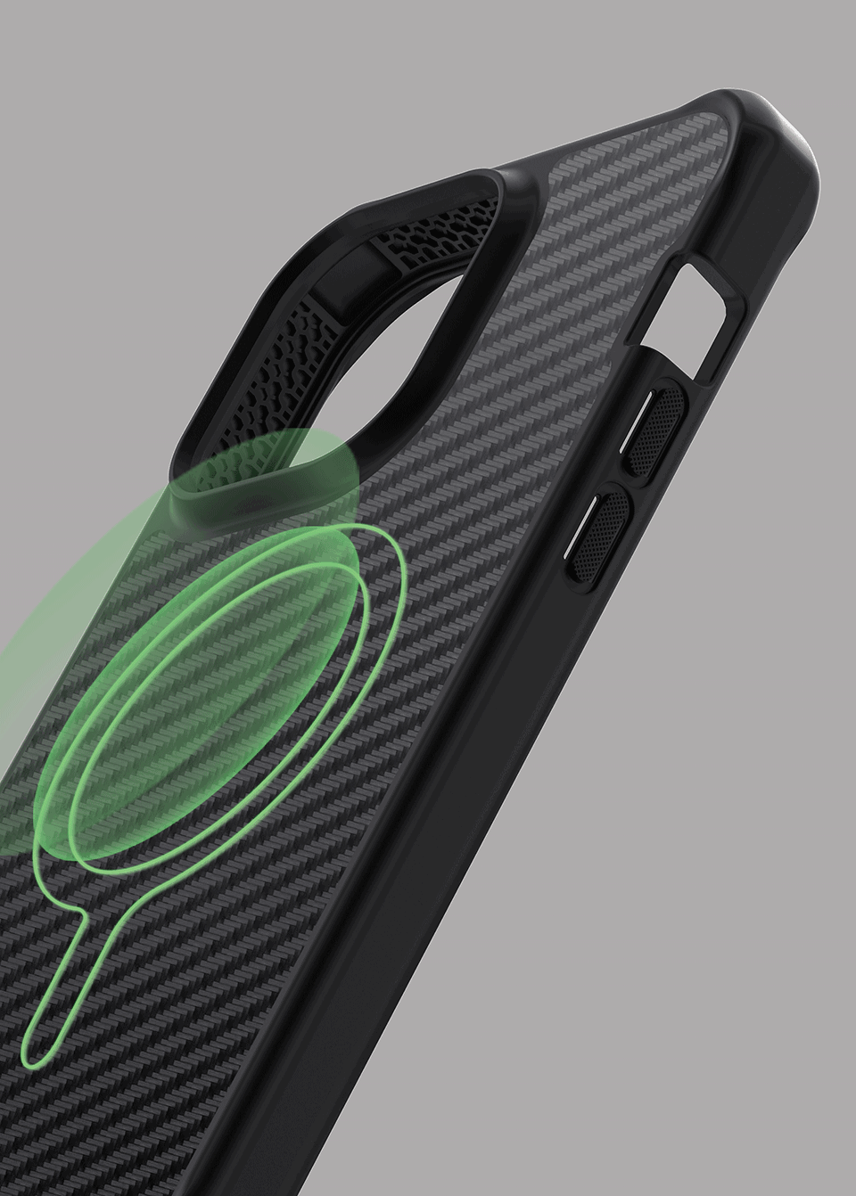 ITSKINS Ballistic Carbon Case Compatible With Magsafe For Iphone 14 Pro ( 6.1) - Black