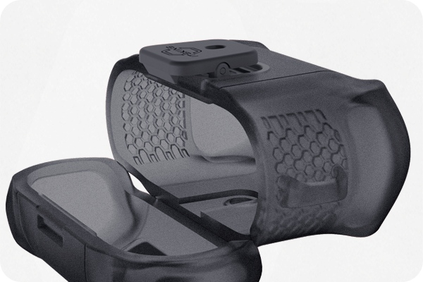 ITSKINS Spectrum Frost Antimicrobial Case For Airpods Pro 2 - Smoke