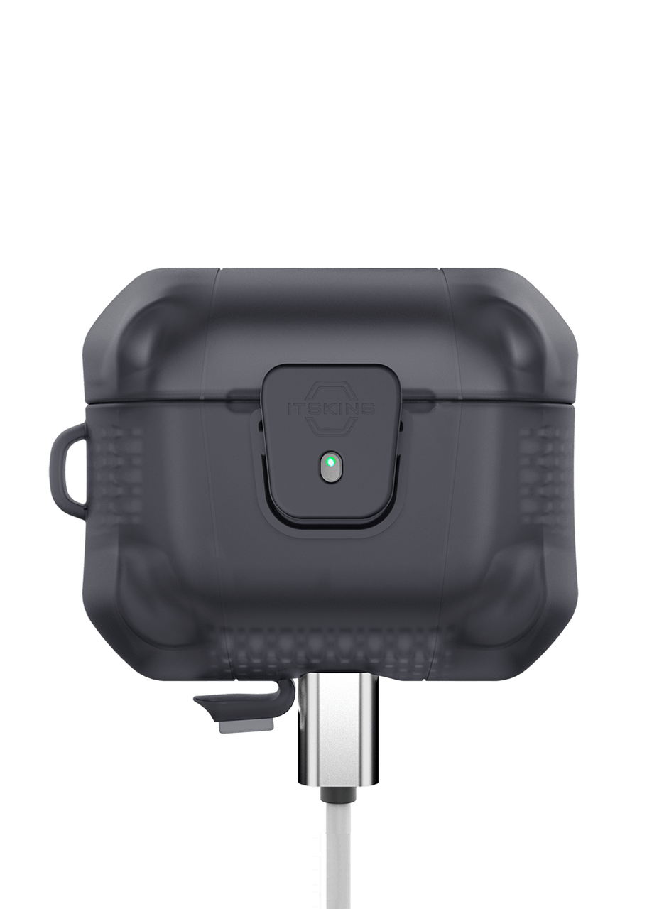 ITSKINS Spectrum Frost Antimicrobial Case For Airpods Pro 2 - Smoke