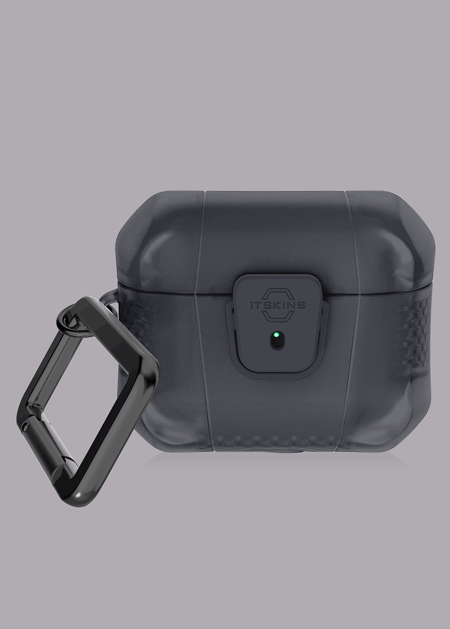 ITSKINS Spectrum Frost Antimicrobial Case For Airpods Pro 2 - Smoke