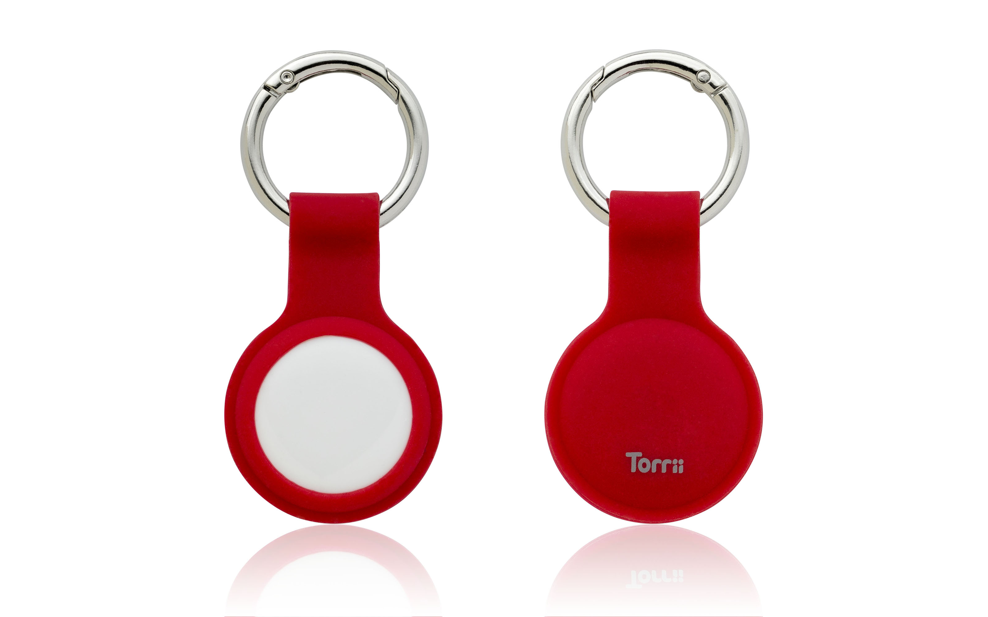 Torrii Bonjelly Silicone Key Ring For Apple AirTag - Red