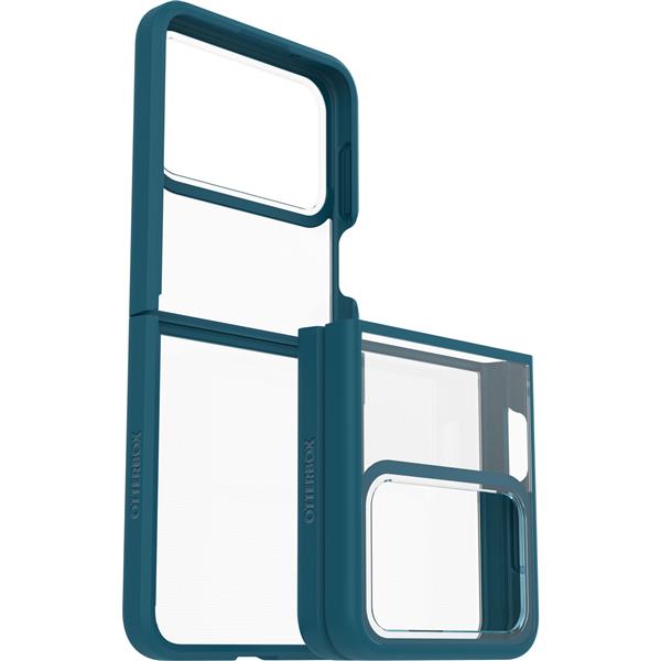OtterBox Samsung Galaxy Z Flip 4 Thin Flex Case - Clear/Blue