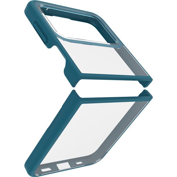 OtterBox Samsung Galaxy Z Flip 4 Thin Flex Case - Clear/Blue