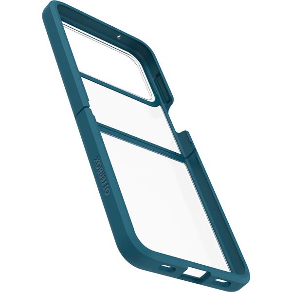 OtterBox Samsung Galaxy Z Flip 4 Thin Flex Case - Clear/Blue