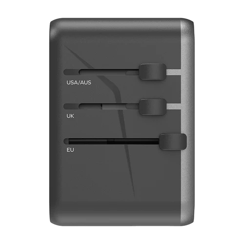 Momax 1-World 65W GaN Convenient Travel Socket UA8 - Black