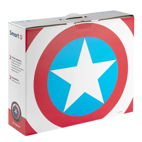 Momax Smart D Trio-Cleanse IoT Smart Ultraviolet Sweeping Robot (Captain America) - Black