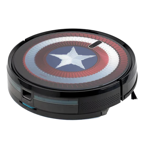 Momax Smart D Trio-Cleanse IoT Smart Ultraviolet Sweeping Robot (Captain America) - Black