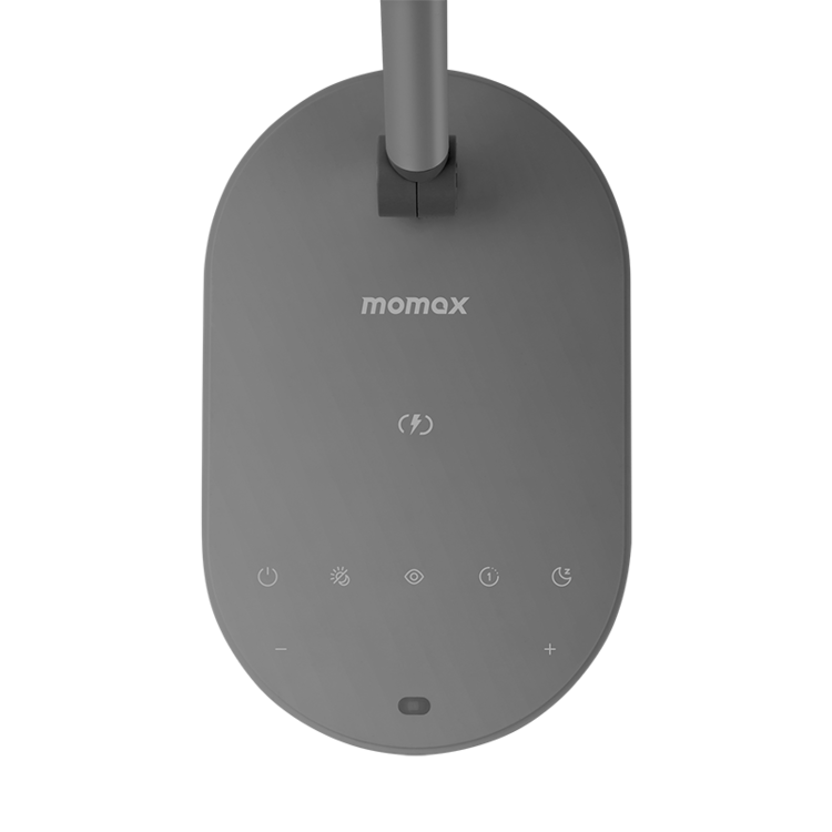 Momax Q.Led 2 Seat Desk Lamp with 15W Wireless Charging QL9 - Grey