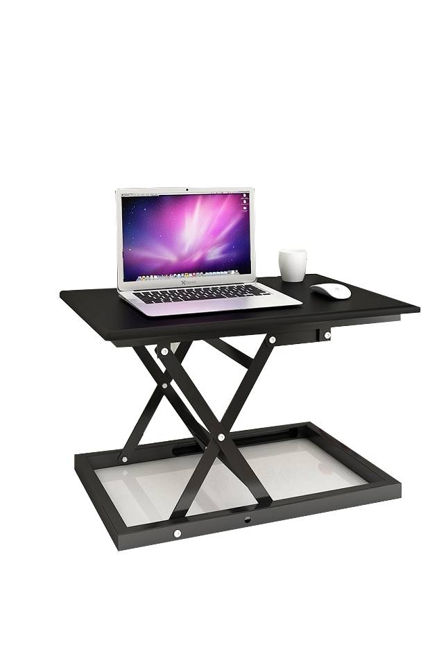 Lifting Folding Table Notebook Home Desktop Desk Simple Standing Computer - Black