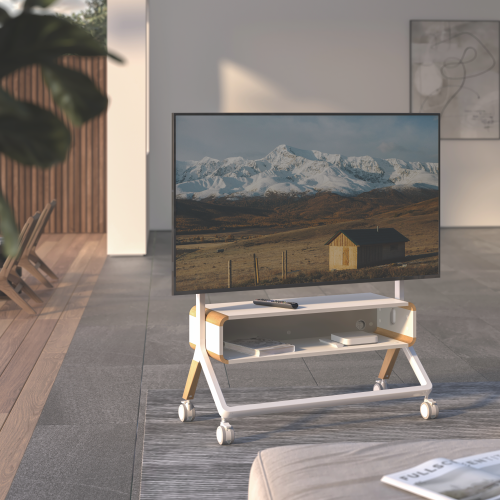 ORCA TV Floor Stand Black - 49"-75"