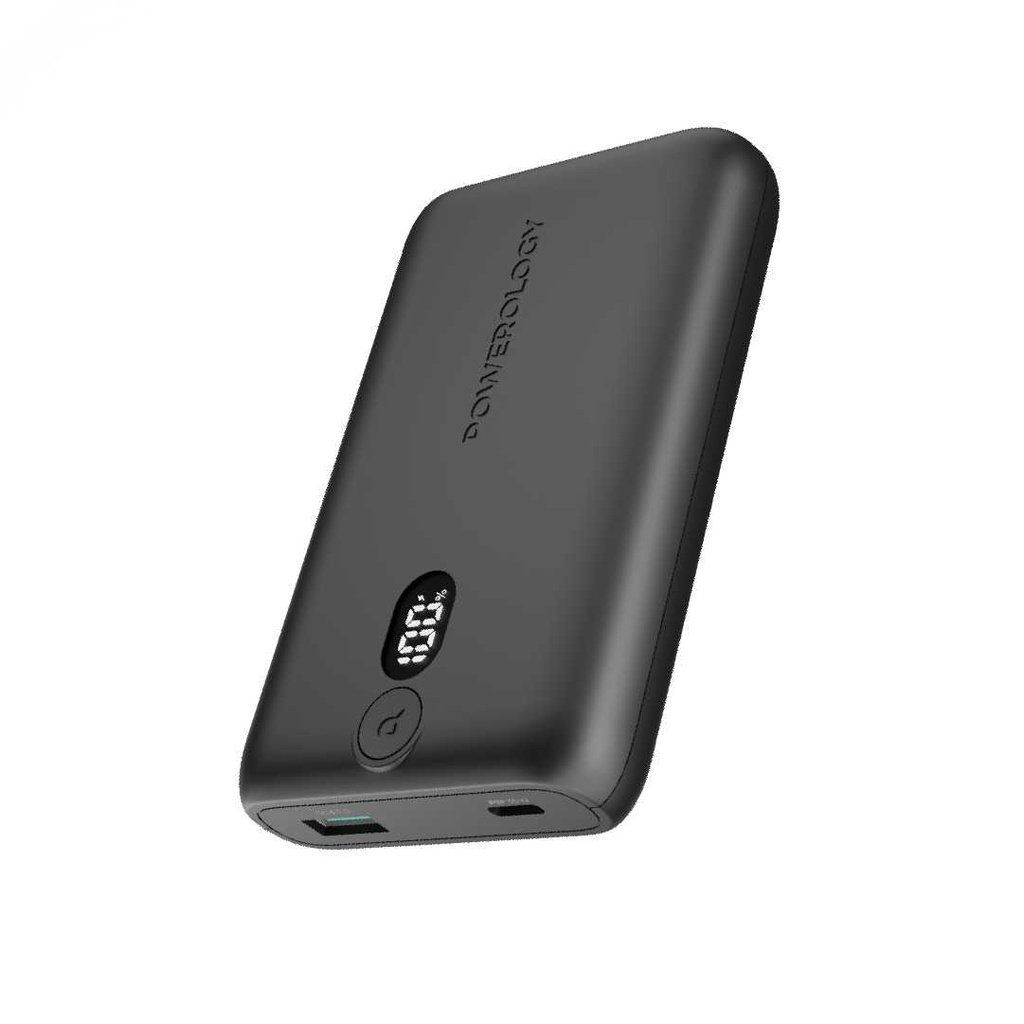 Powerology Onyx 10050mAh Power Bank With USB-C and USB-A Ports