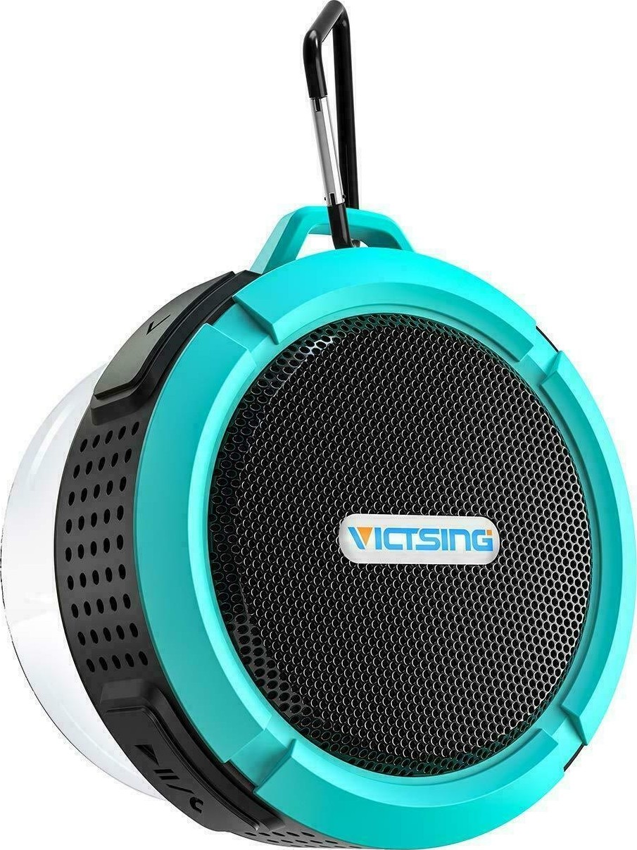 Victsing Portable Bluetooth Speaker Loud HD Sound, Bluetooth 4.2 Speaker with 6H Playtime, Travel - Blue/Black
