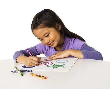 Crayola Act Book Ultra-clean Washable Crayons, 16 Colors