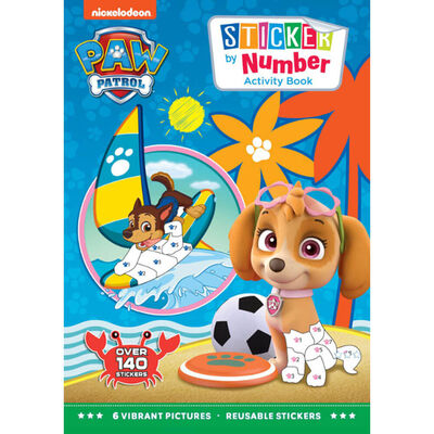 Alligator Paw Patrol Sticker by Number Activity Book