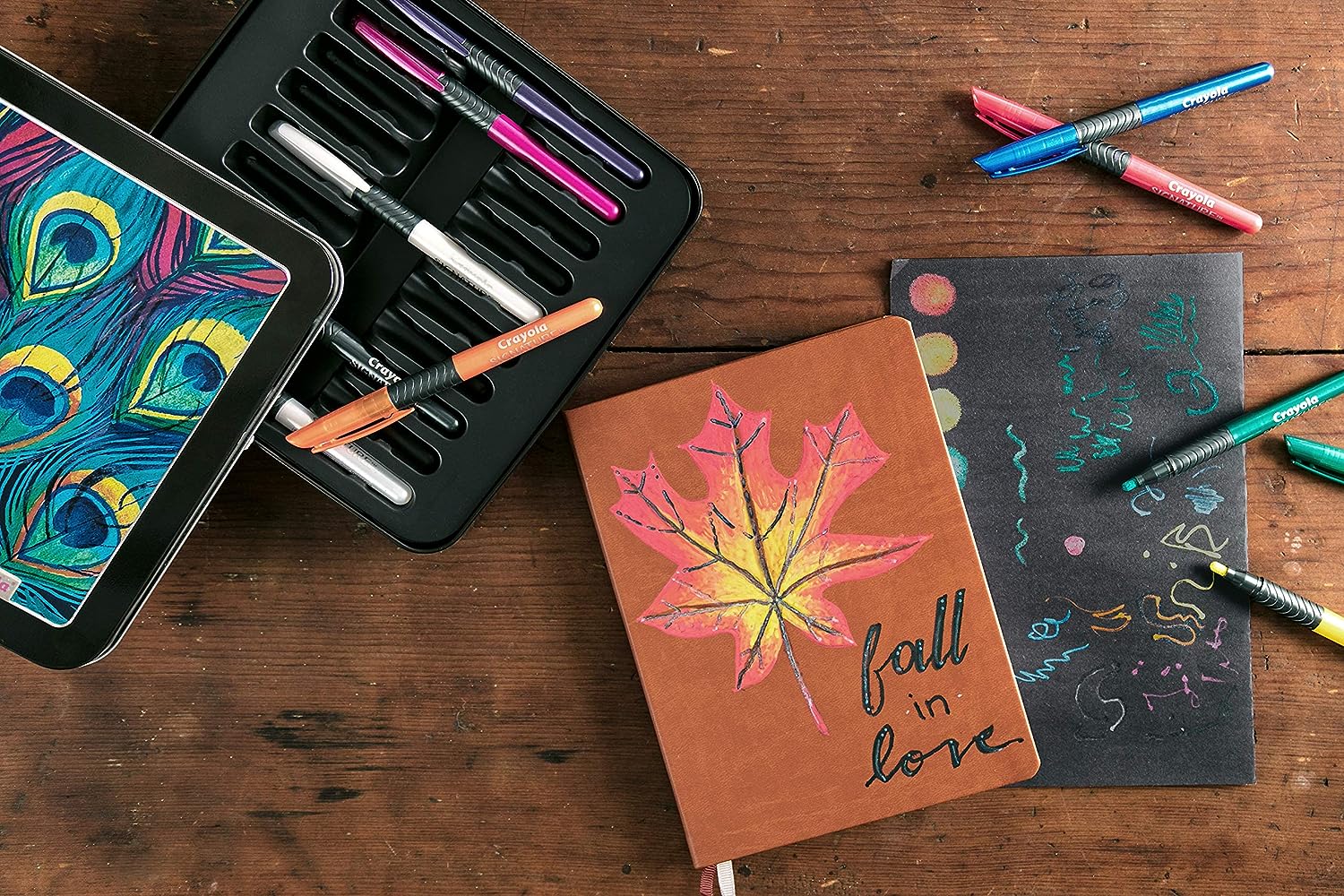 Crayola Pearlescent Paint Markers, Assorted Colors, Multi Surface, 10 Count