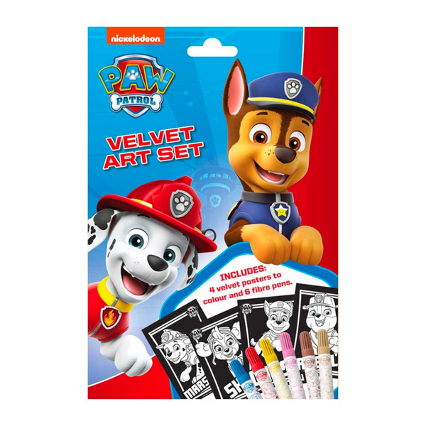 Alligator Paw Patrol Velvet Art