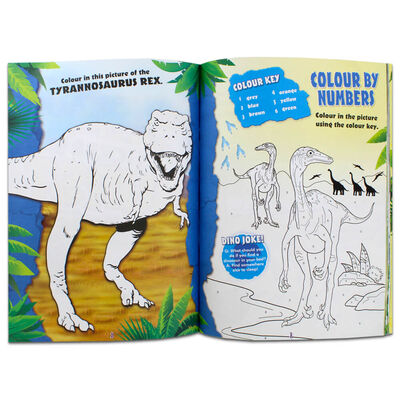 Alligator Dinosaur Sticker Burst Book