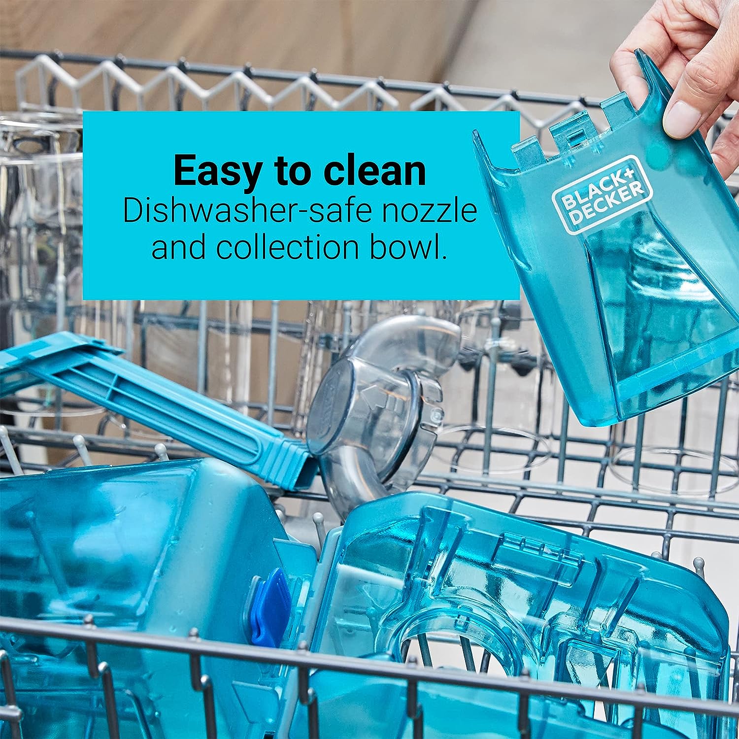 Black & Decker Spill Buster Portable Carpet Cleaner, Cordless Spill and Spot - Black & Blue