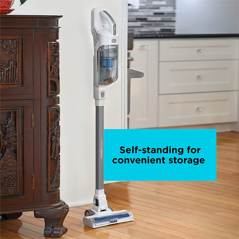 Black & Decker 2 In 1 Stick Vacuum Cleaner - Grey