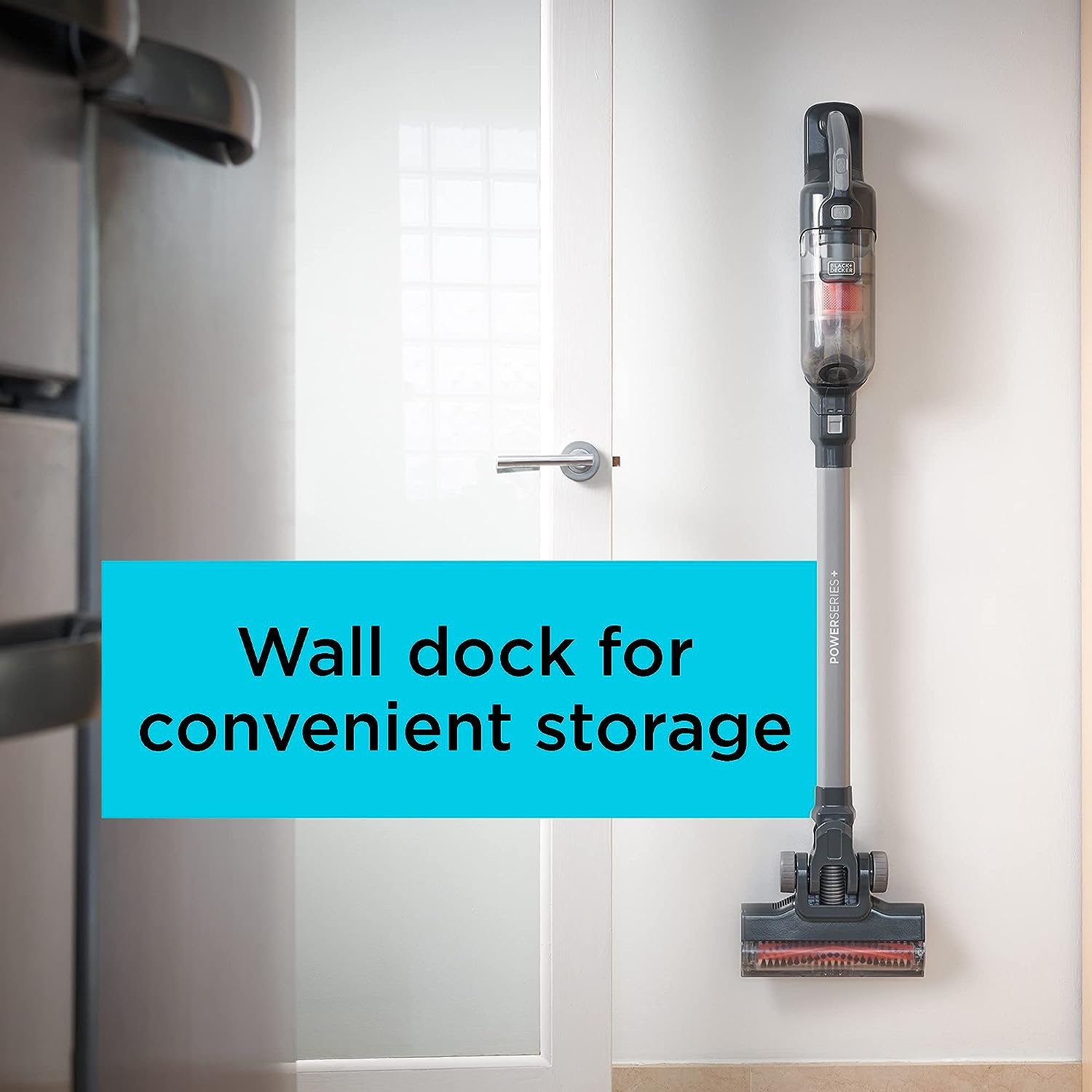 Black & Decker Power Series + Cordless Stick Vacuum Cleaner - Grey
