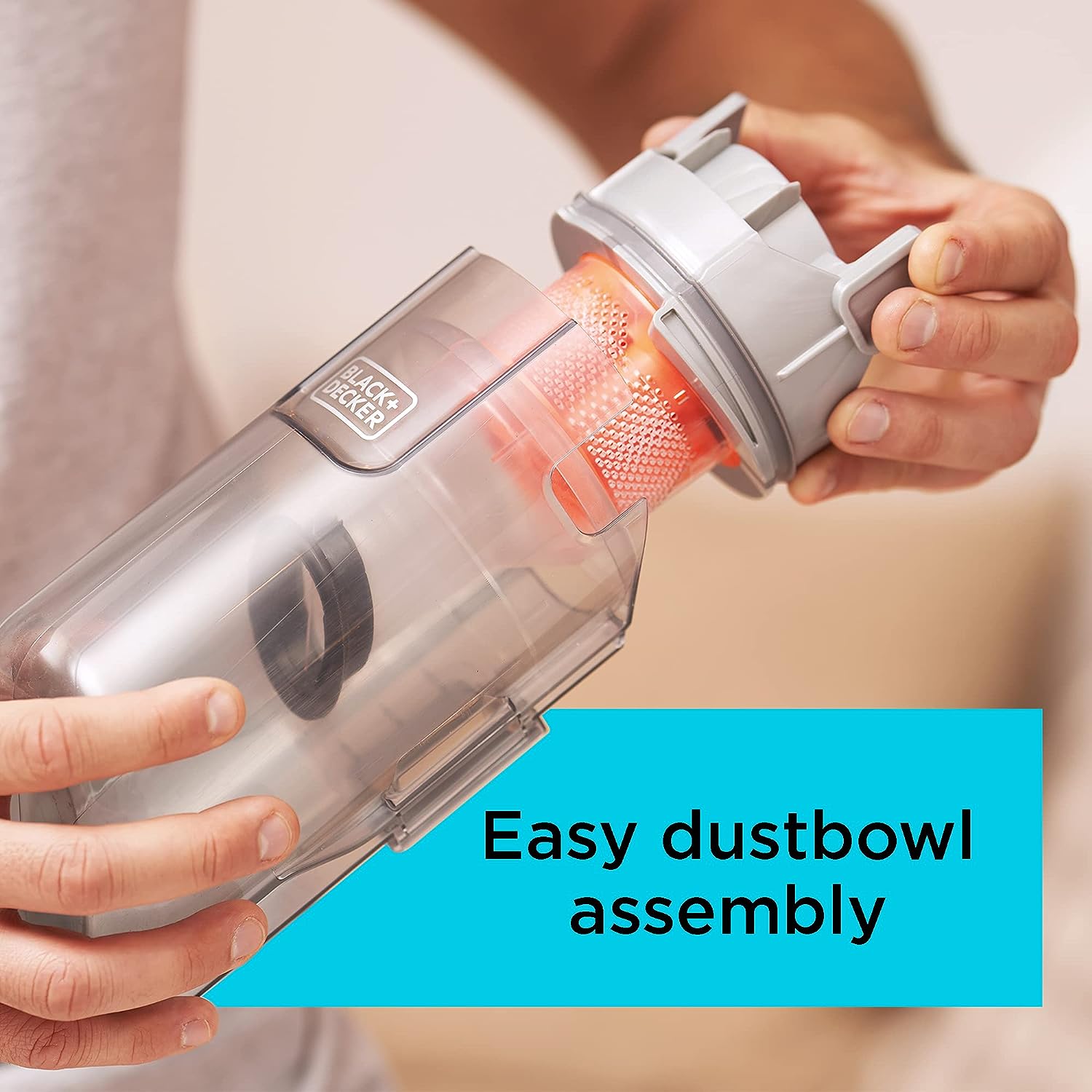 Black & Decker Power Series + Cordless Stick Vacuum Cleaner - Grey