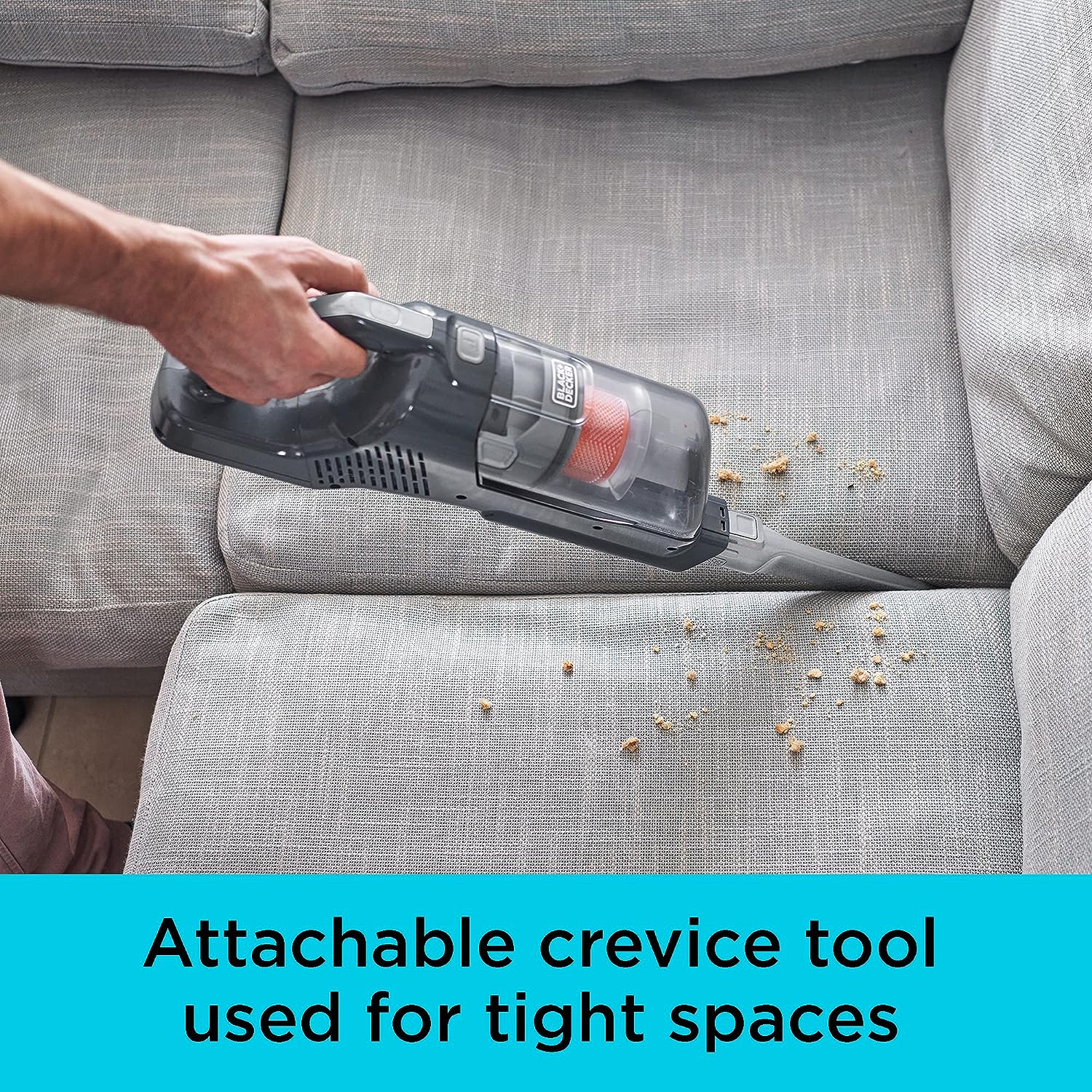 Black & Decker Power Series + Cordless Stick Vacuum Cleaner - Grey