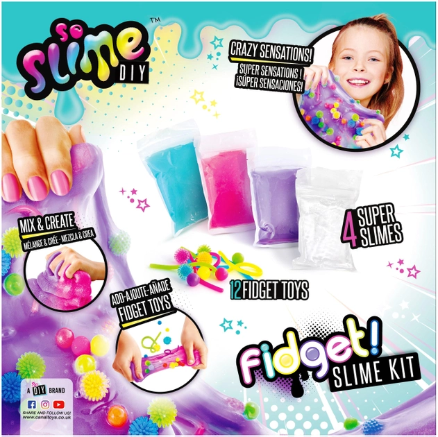 Canal Toys Fidget Slime Anti-stress Game Set