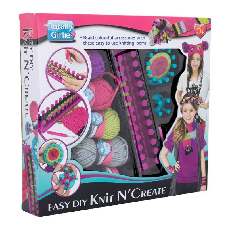 Canal Toys Totally Girly Easy Diy Knit N' Create Arts and Crafts Learni