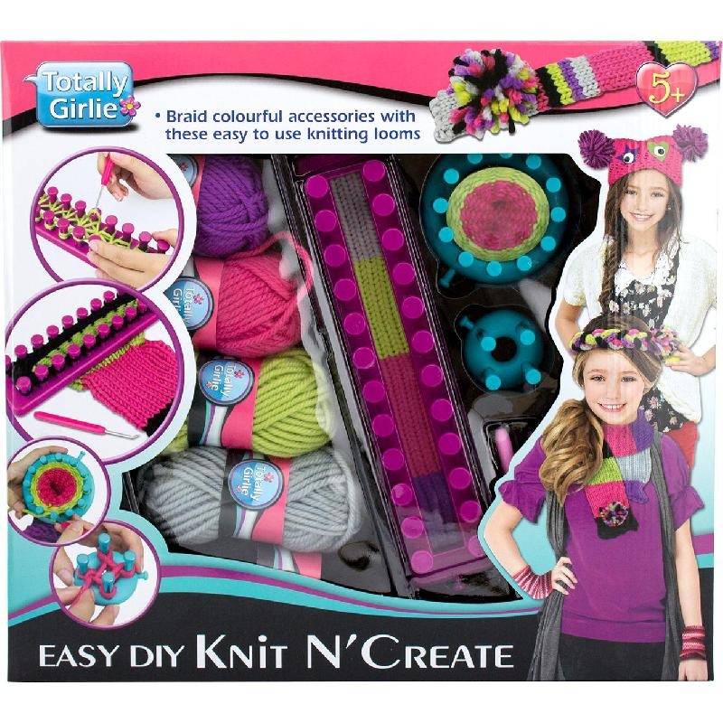 Canal Toys Totally Girly Easy Diy Knit N' Create Arts and Crafts Learni