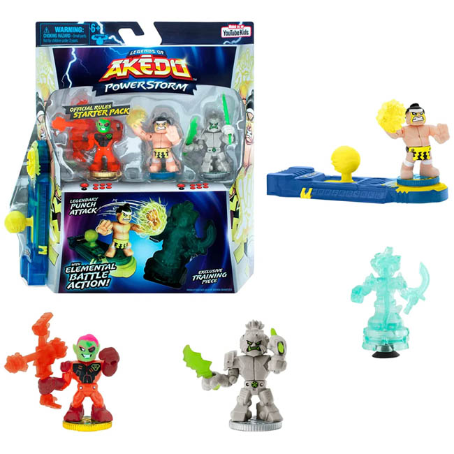 Moose Enterprises Akedo S4 Legendary Punch Attack Starter Pack