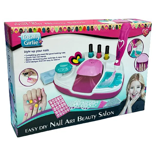 City World Totally Girlie - Easy Nail Art Beauty Salon Diy Crafts Kit