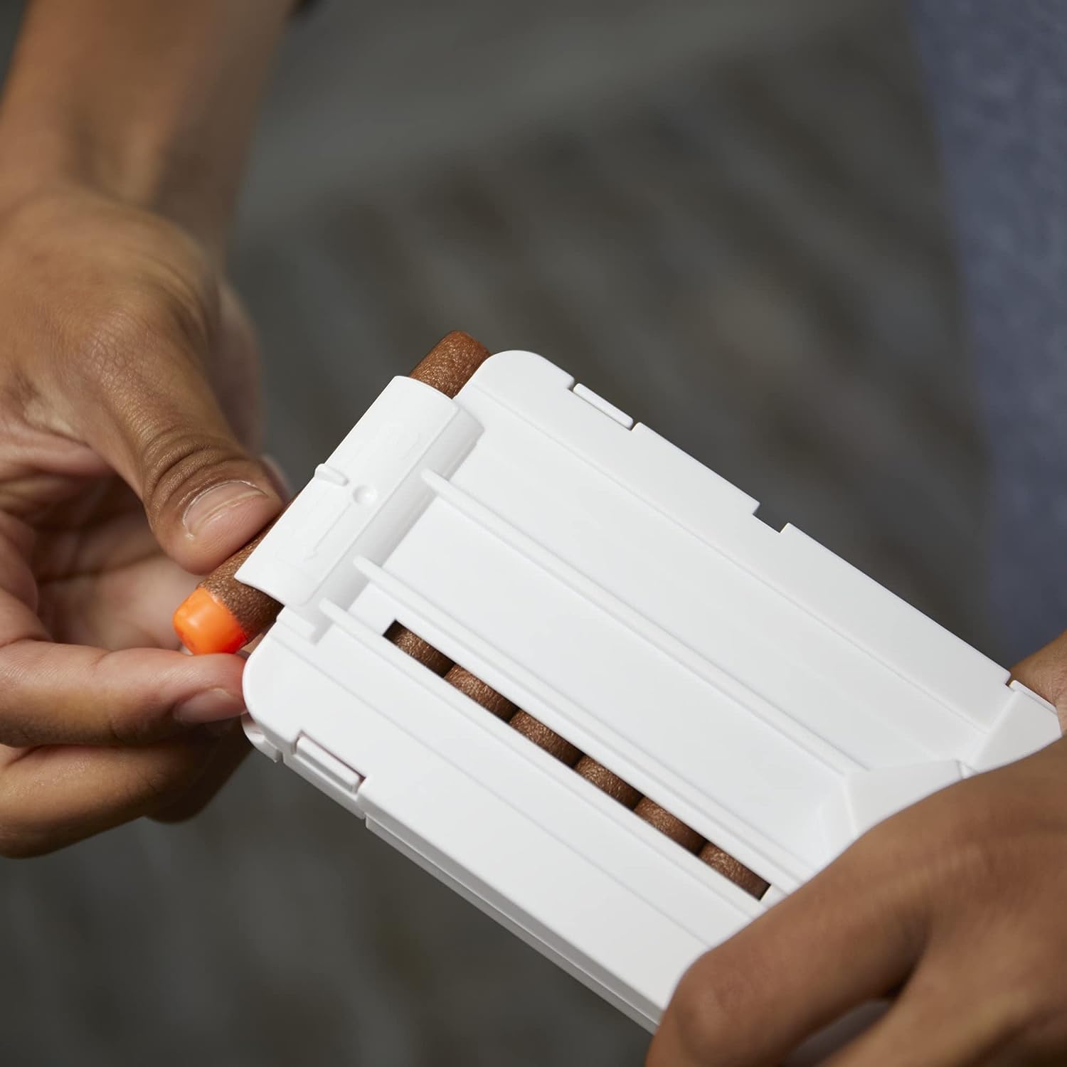 Nerf Minecraft Sabrewing Motorized Blaster Bow, 8 Elite Darts, 8-dart Clip, Electric Full Auto Toy Foam Blasters, Minecraft Toys for 8 Year Boys and Girls and Up