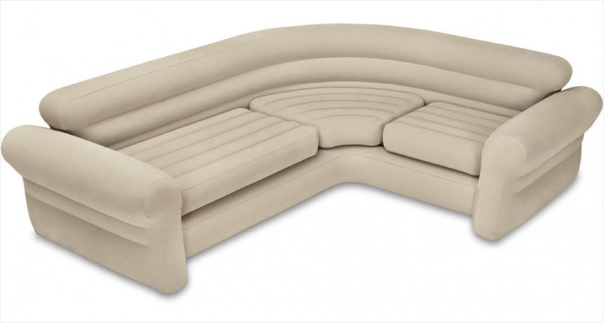 Intex Inflatable Corner Sofa for Indoor Use With Armrests