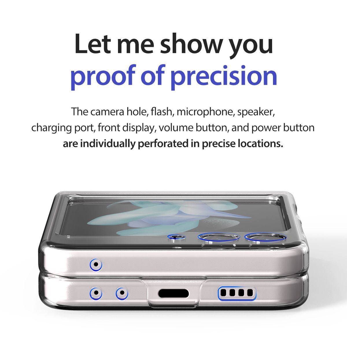 iWalk Araree Nukin Case for Samsung Galaxy Z Flip 5 - Clear