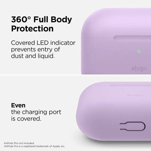 Elago Basic Slim Case for Apple AirPods Pro - Lavender
