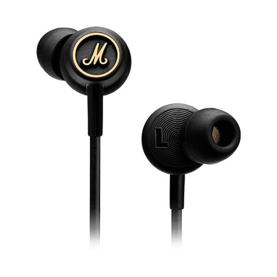 Marshall Huge Sound, Small Package Mode EQ Earphone - Black and Brass