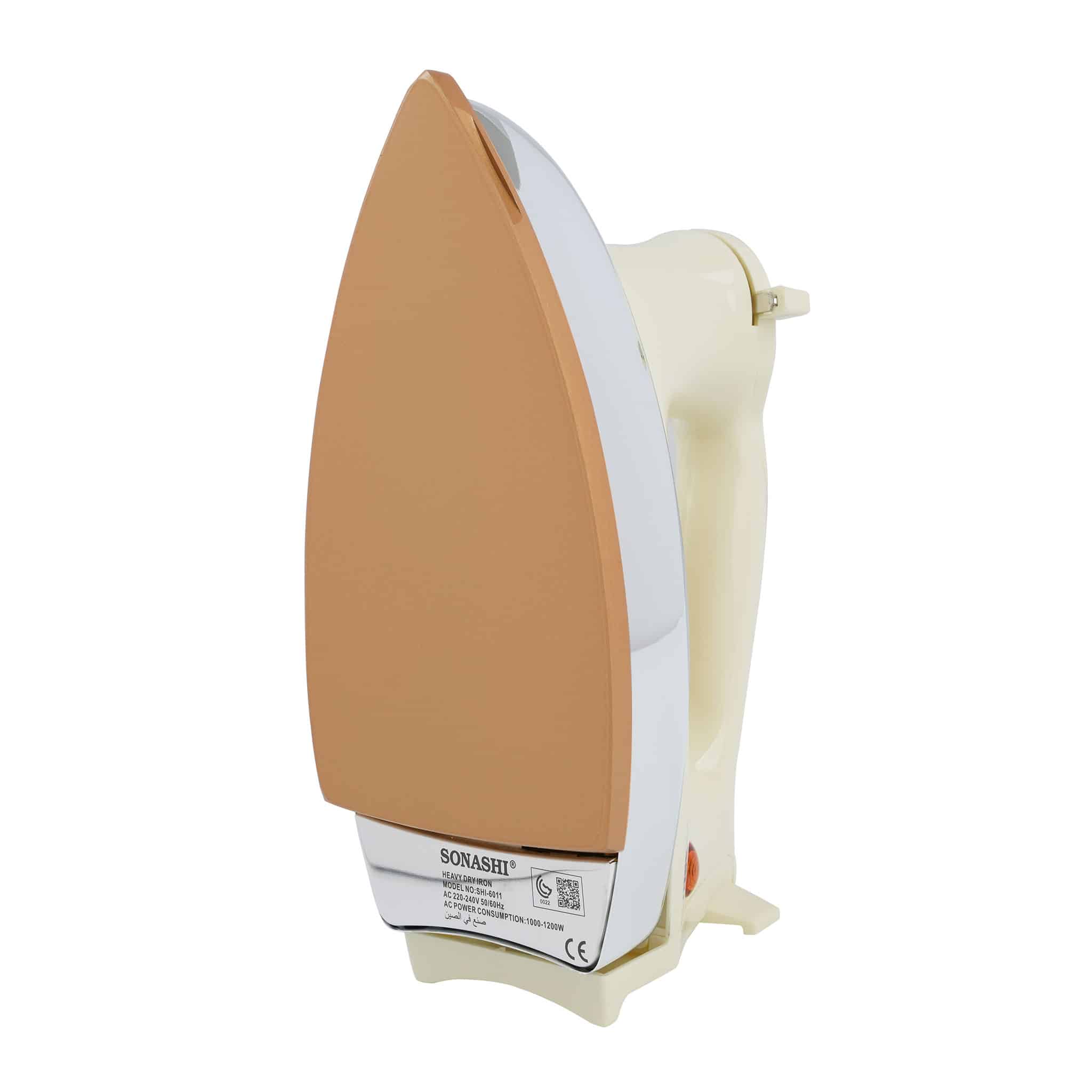 Sonashi Heavy Iron Golden Non-Stick Soleplate White & Gold - SHI-6011