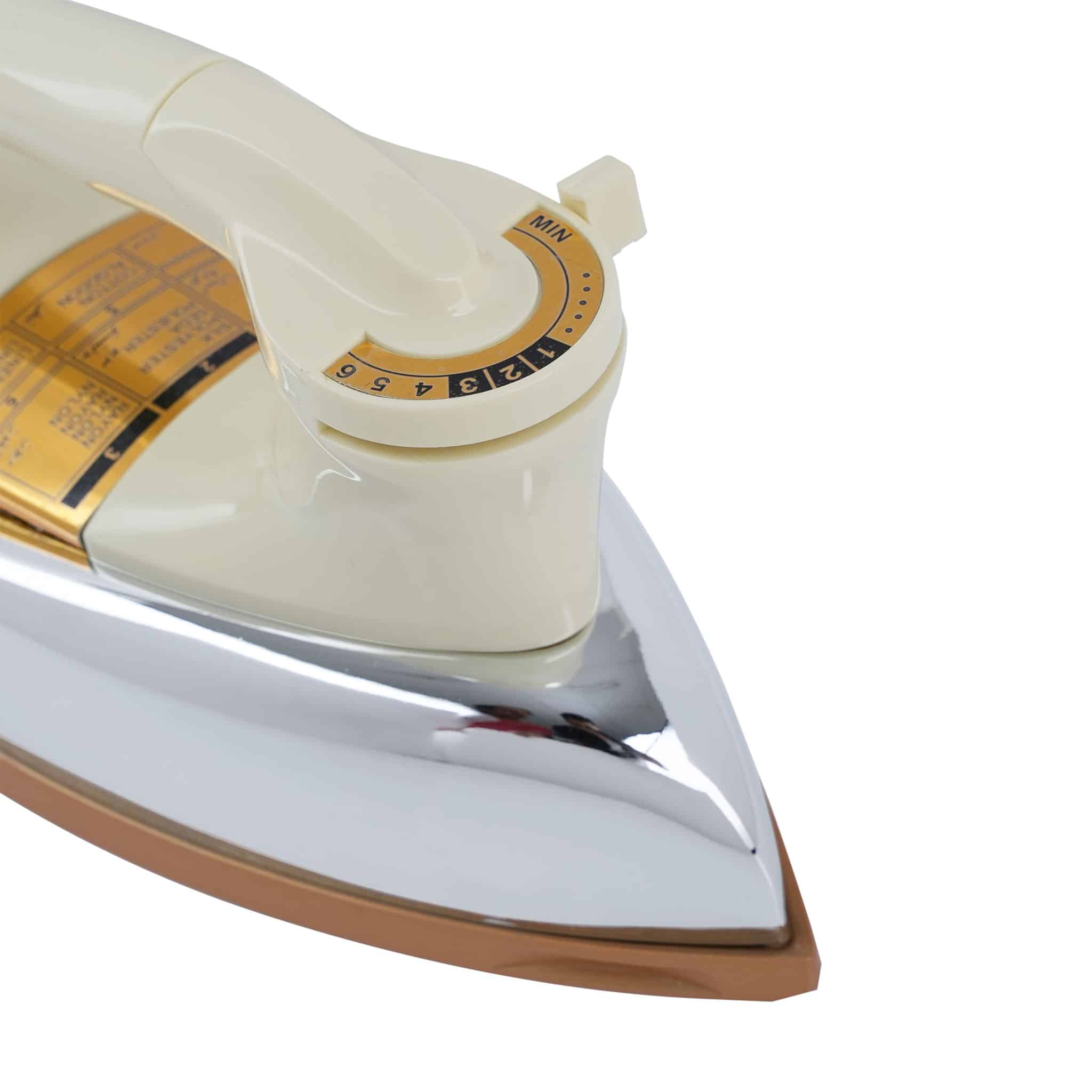 Sonashi Heavy Iron Golden Non-Stick Soleplate White & Gold - SHI-6011