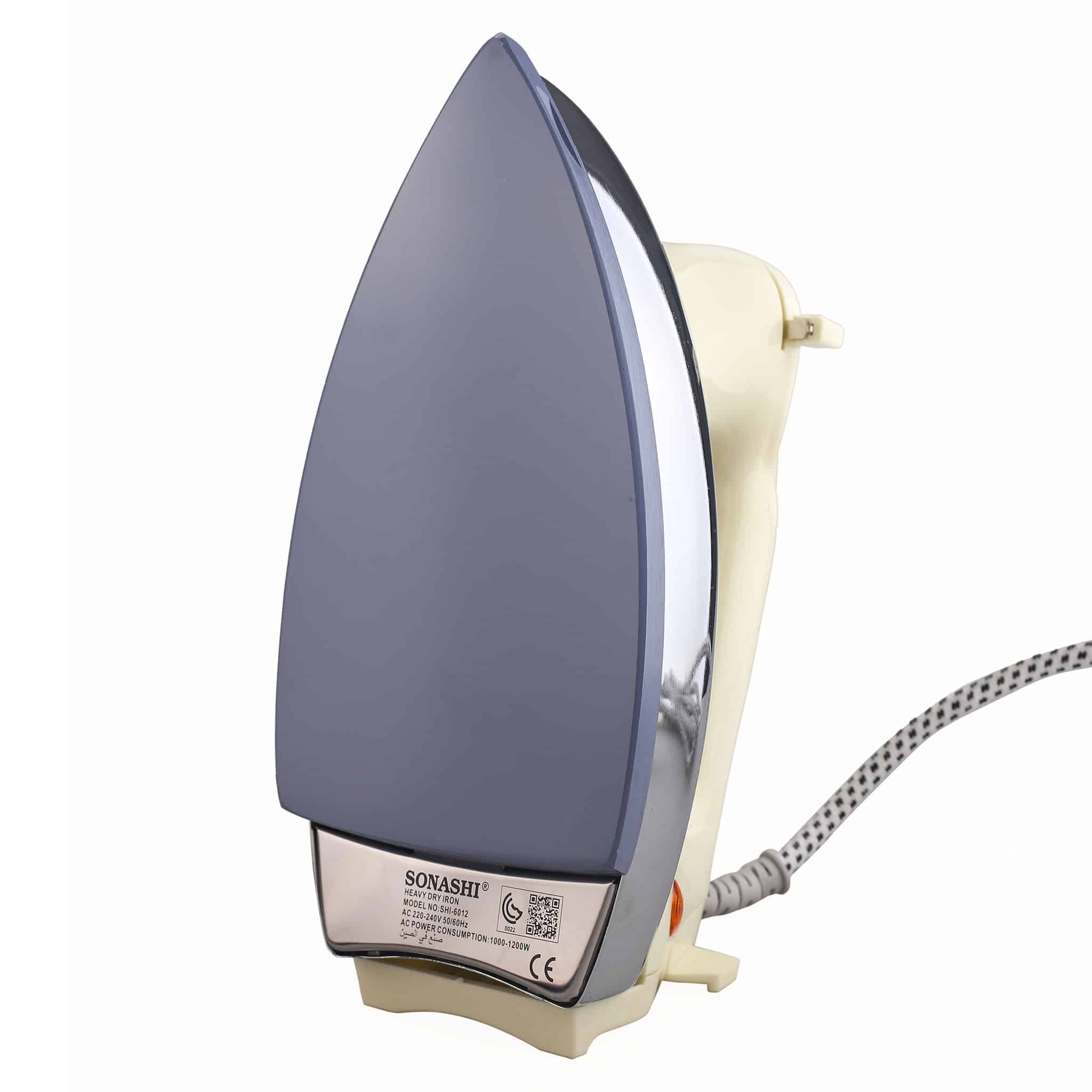 Sonashi Heavy Iron Golden Non-Stick Soleplate White & Blue - SHI-6012