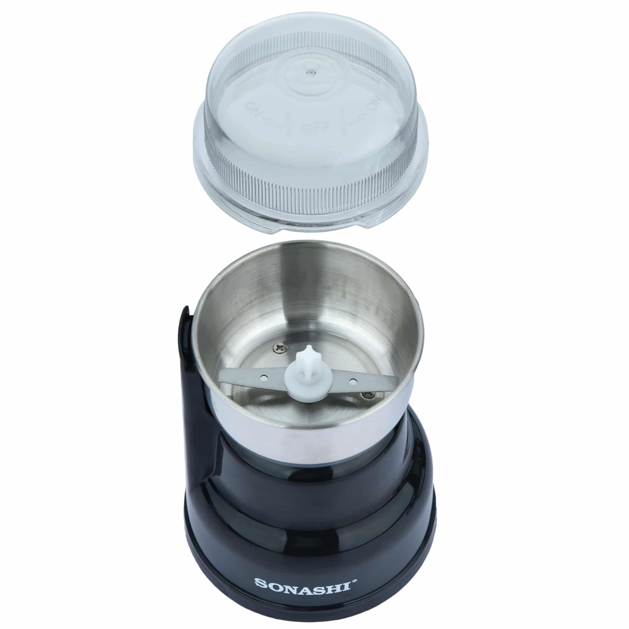 Sonashi Electric Coffee/spice Grinder 0.22 L 250 W Scg-4007 Black/Steel