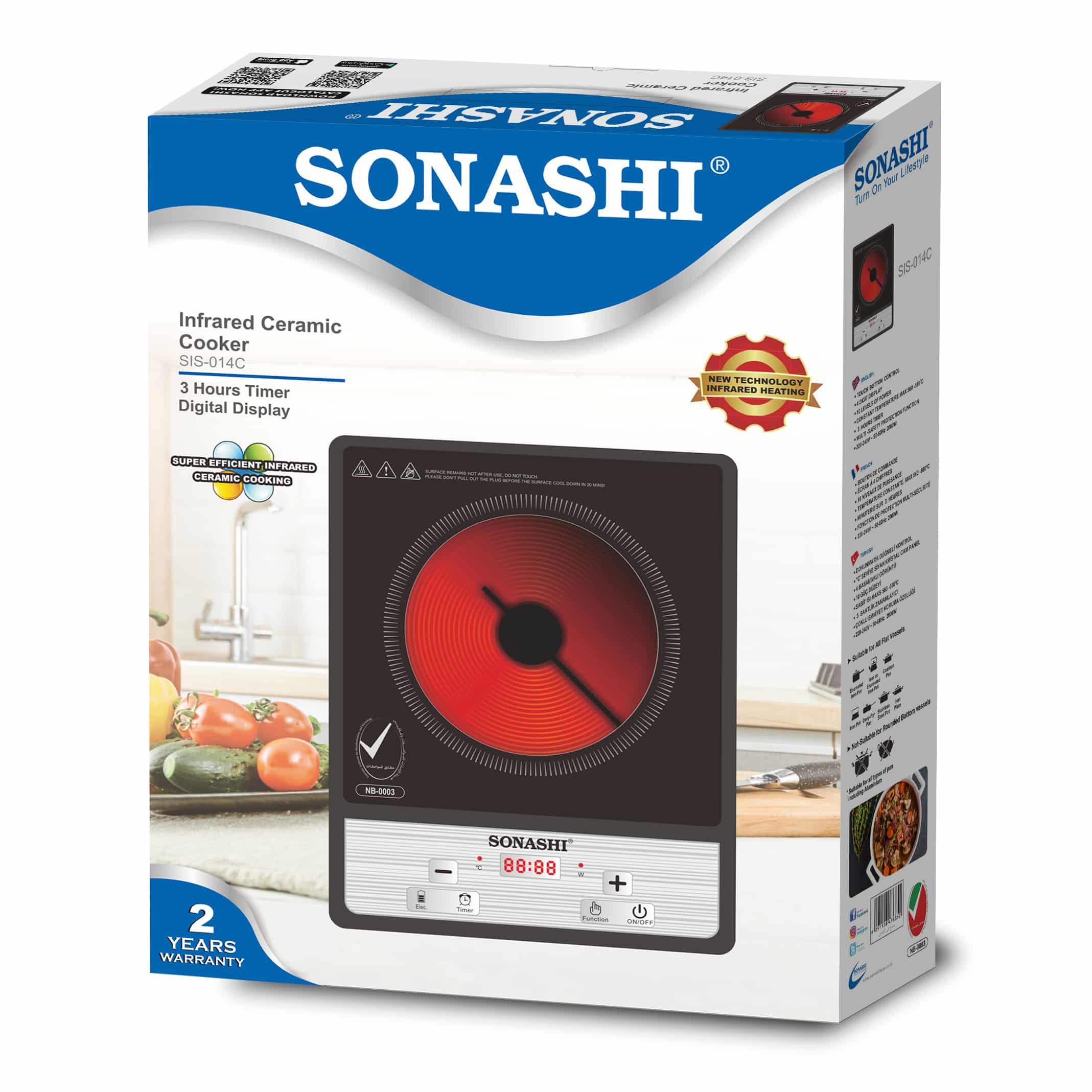 Sonashi Infrared Ceramic Cooker SIS-014C
