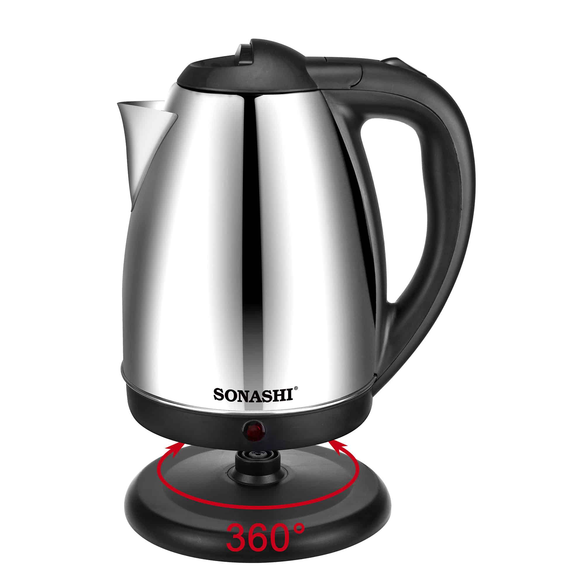 Sonashi 1.8 Litres Stainless Steel Cordless Kettle SKT-1804