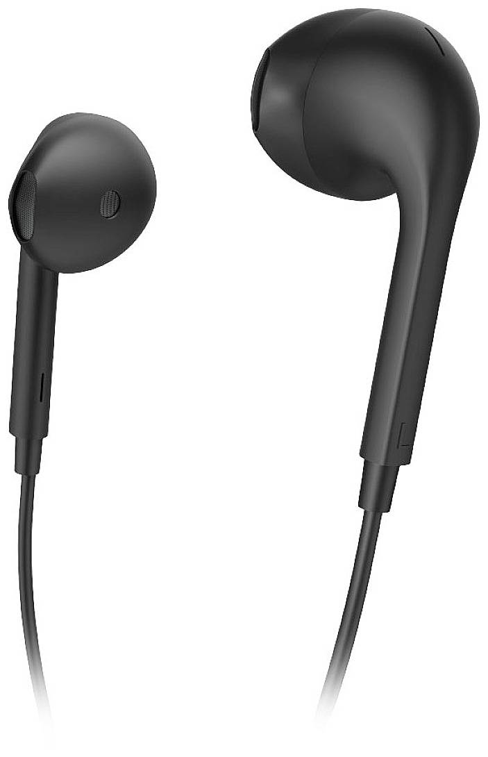Hama Fun Wired Headphone, Microphone - Black