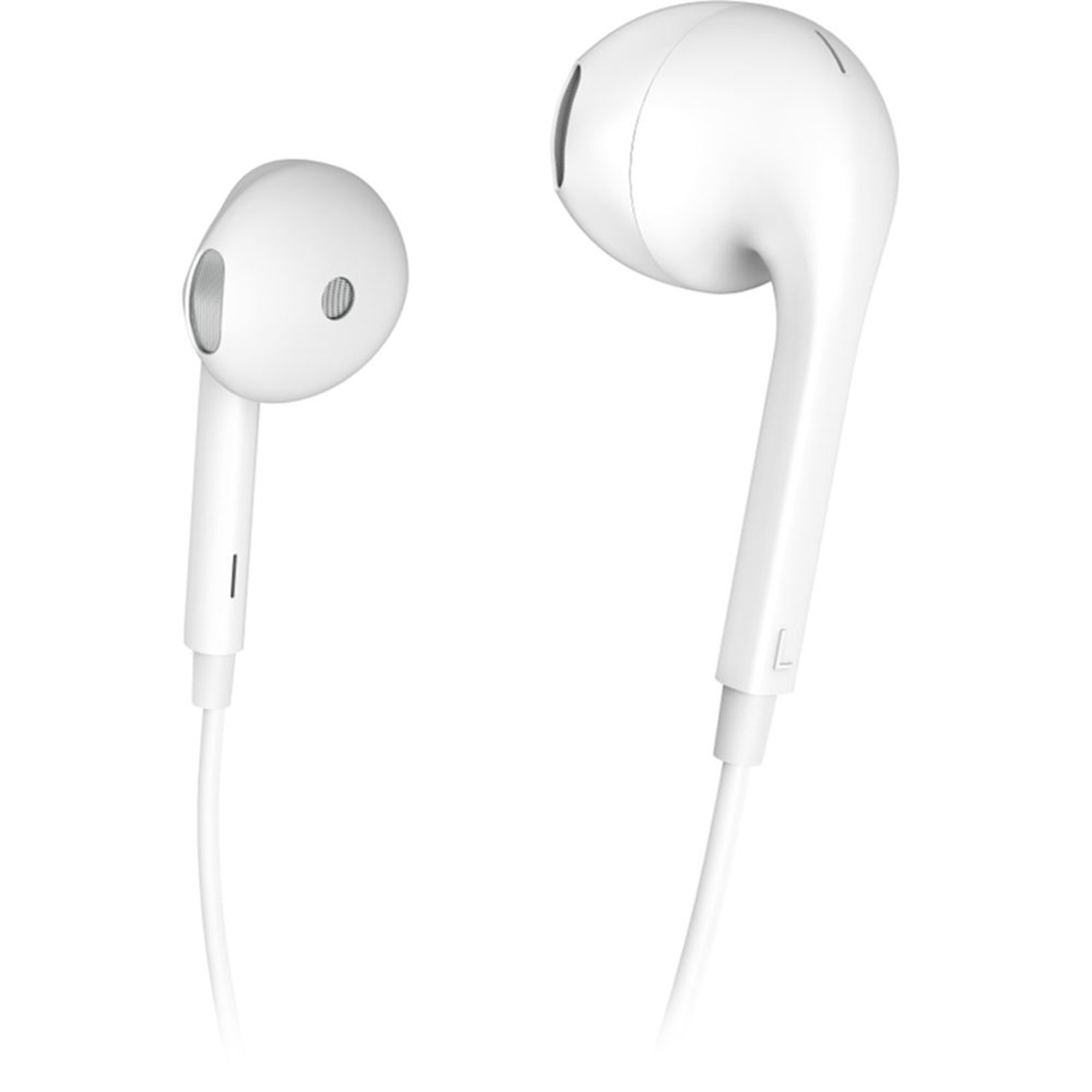Hama Glow Earphones With Lightning Cable, Microphone - White