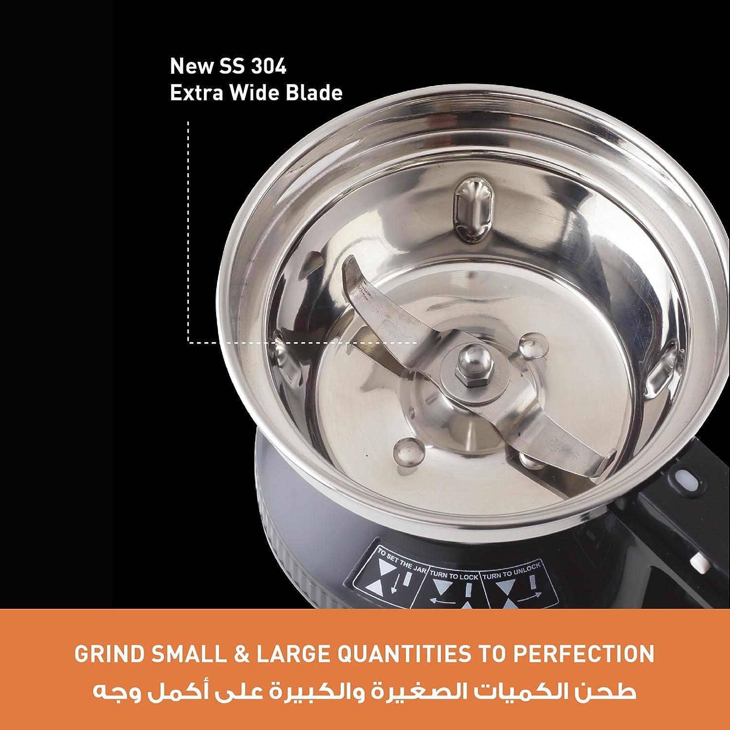 Panasonic 2000w 4 Jar Mixer Grinder With Extra Wide Blades