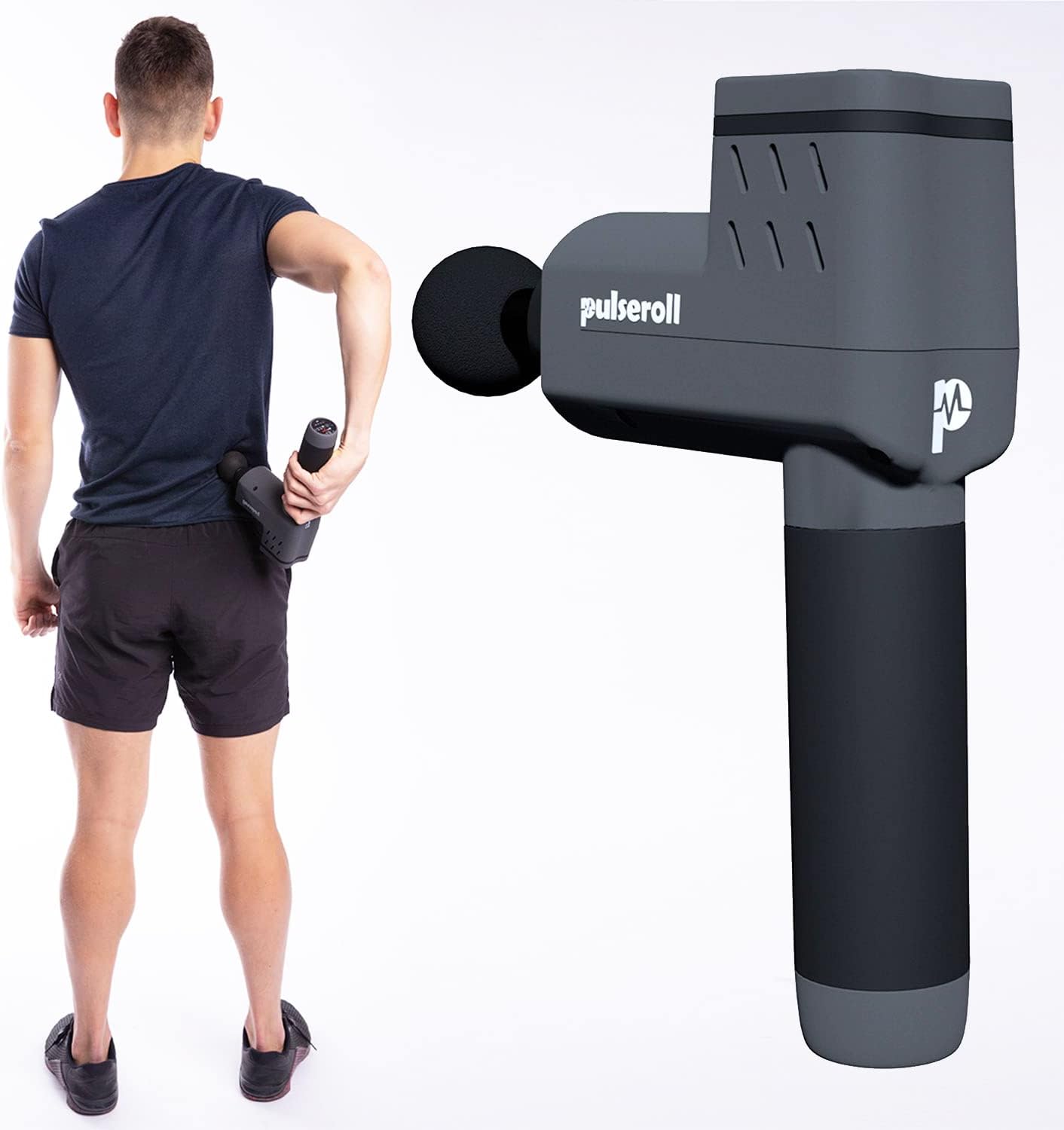 Pulseroll Pro Massage Gun - Dark Grey